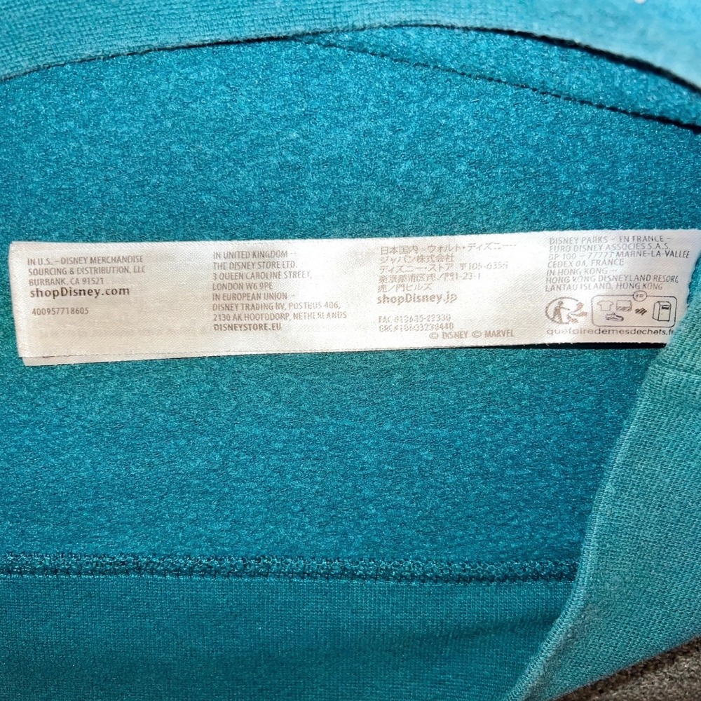 Marvel Guardians of the Galaxy Hoodie Mens 2XL Teal Red Disney Store Cosplay - Picture 5 of 5